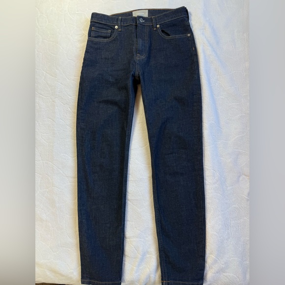 EVERLANE Dark Wash Skinny Leg Jeans Size 29 regular - Picture 2 of 15